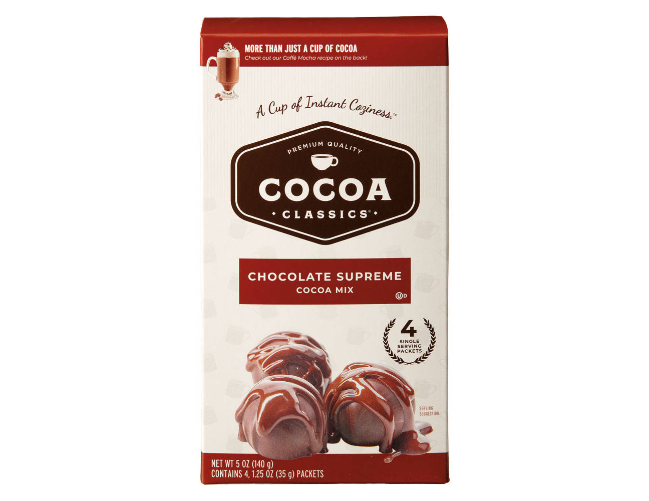 むぎちょこ Cocoa Classics Gluten Free Chocolate Supreme Cocoa Mix, 5 oz